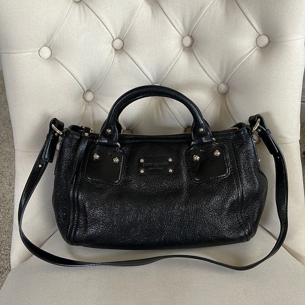Kate Spade patent leather satchel and crossbody